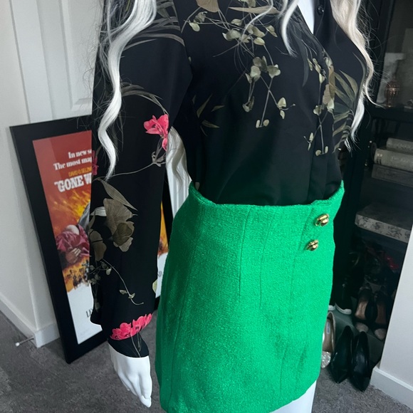 Zara tweed skirt size xs - Picture 3 of 6